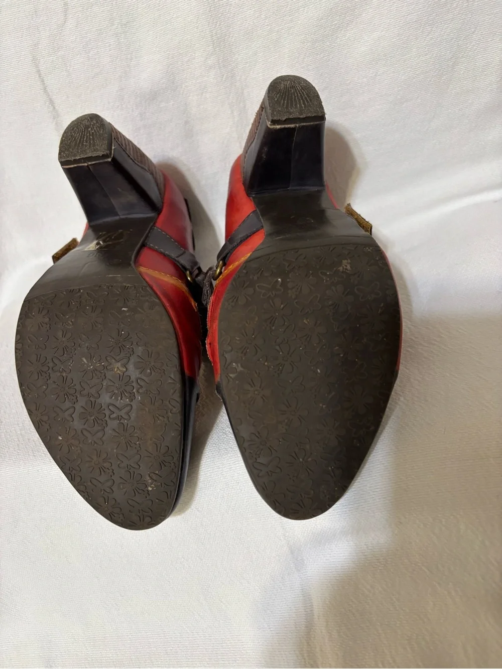 Spring Step L’Artiste Wonderous Colorblock Ankle Booties